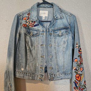Embellished denim jacket